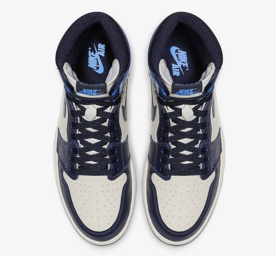 【スニダンで取扱中】NIKE AIR JORDAN 1 RETRO HIGH OG OBSIDIAN / UNIVERSITY BLUE 6枚目