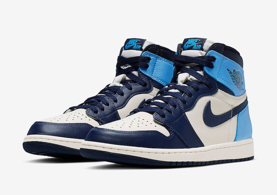 【スニダンで取扱中】NIKE AIR JORDAN 1 RETRO HIGH OG OBSIDIAN / UNIVERSITY BLUE 5枚目