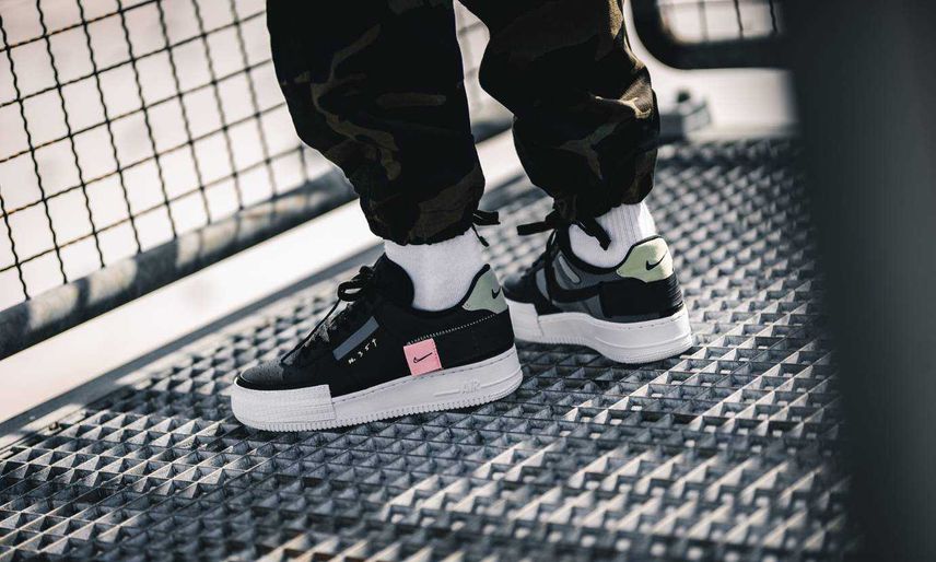 【スニダンで購入可】NIKE AIR FORCE1 LOW TYPE BLACK