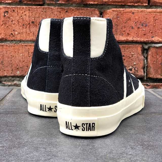 コンバース スター&バーズ スエード ハイ ブラック 3枚目