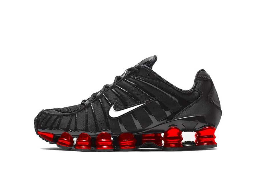 スケプタ×ナイキショックスTL ブラック/ユニバーシティレッド 6枚目