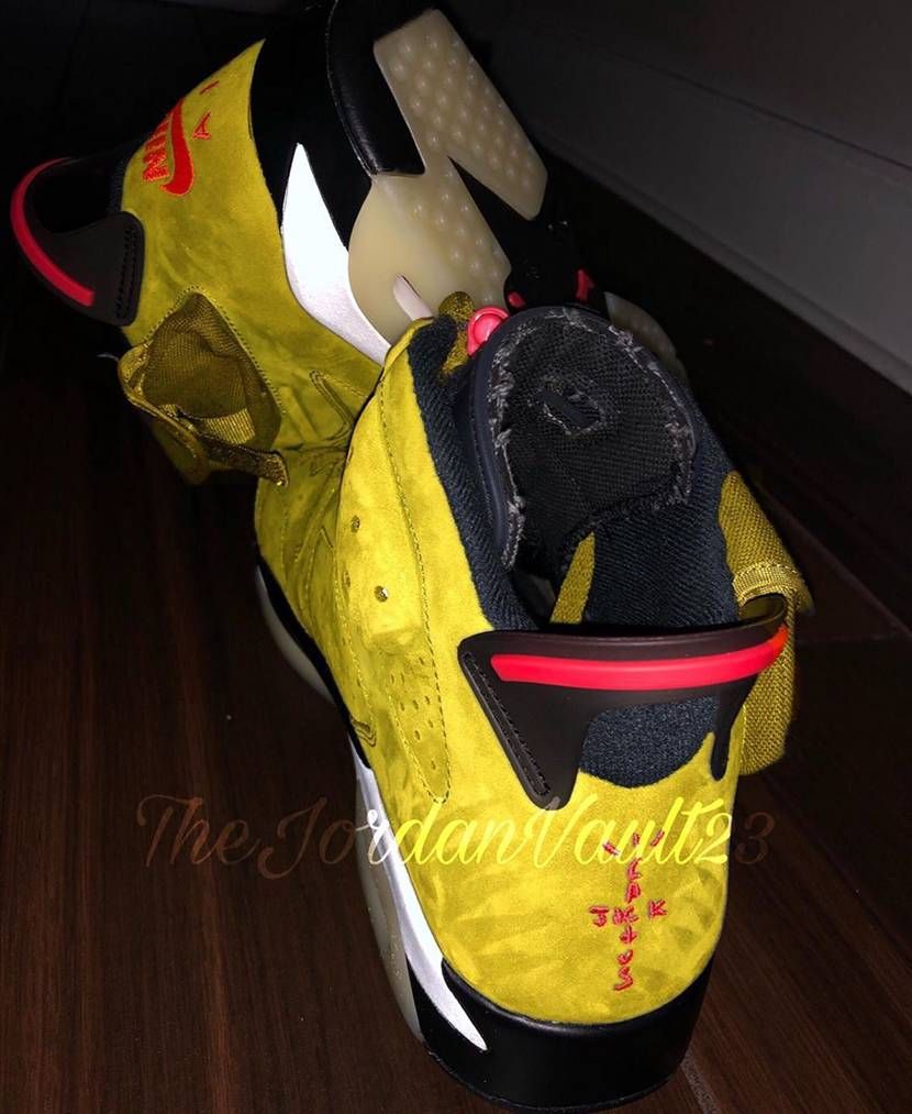 【3月発売噂】TRAVIS SCOTT × NIKE AIR JORDAN 6 YELLOW CACTUS JACK 抽選/定価/販売店舗まとめ 12枚目