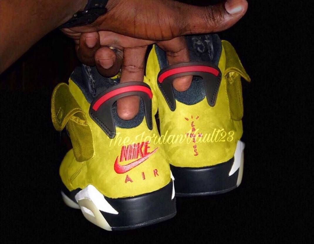 【3月発売噂】TRAVIS SCOTT × NIKE AIR JORDAN 6 YELLOW CACTUS JACK 抽選/定価/販売店舗まとめ 9枚目