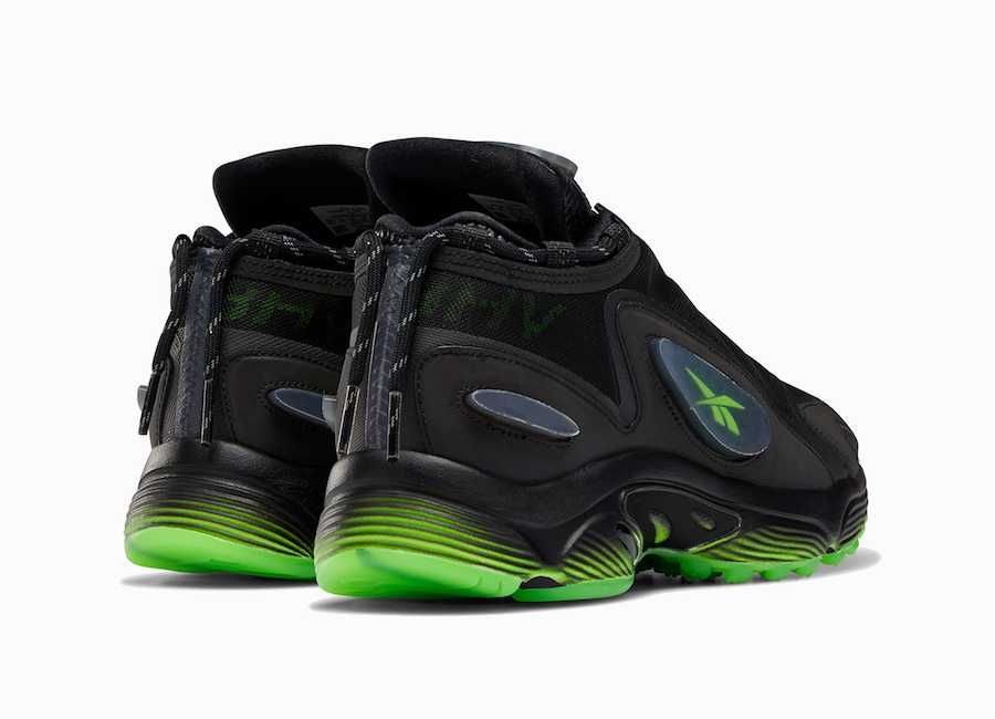 ミスビへイブ×リーボック デイトナ DMX ブラック/ブラックグリーン 3枚目