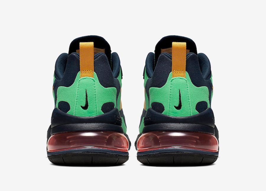 ナイキ エアマックス270 リアクト エレクトログリーン 7枚目