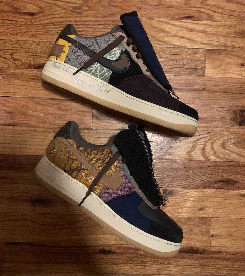 【スニダンで購入可】11/16発売 TRAVIS SCOTT × NIKE AIR FORCE 1 LOW "CACTUS JACK" 抽選/定価/販売店舗まとめ 31枚目