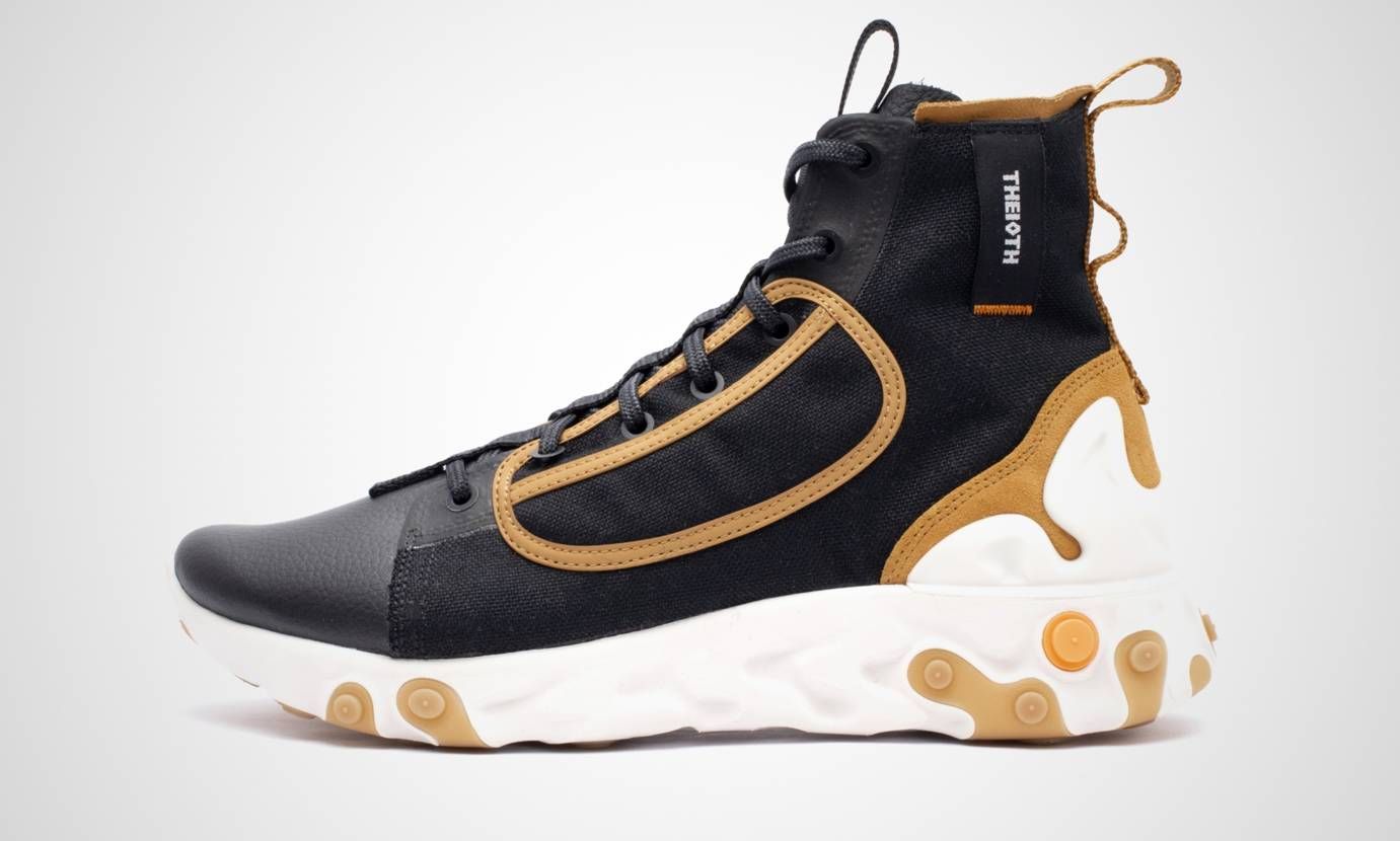 ナイキリアクト イアンガ ブラック/ウィート 4枚目