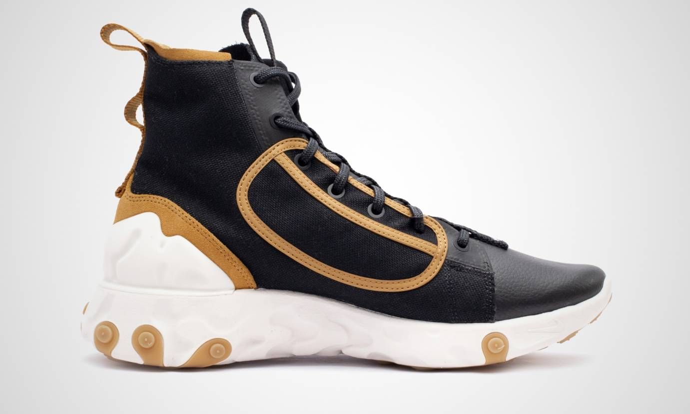 ナイキリアクト イアンガ ブラック/ウィート 5枚目