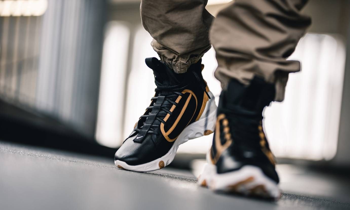 ナイキリアクト イアンガ ブラック/ウィート 2枚目