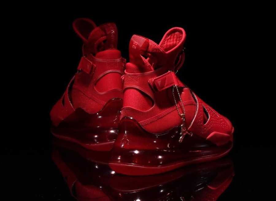 ナイキ ジョーダン エアラティチュード 720 LX レッド 2枚目
