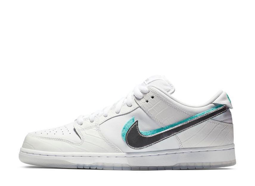 DIAMOND SUPPLY CO. × NIKE SB DUNK LOW PRO WHITEの新品/中古フリマ