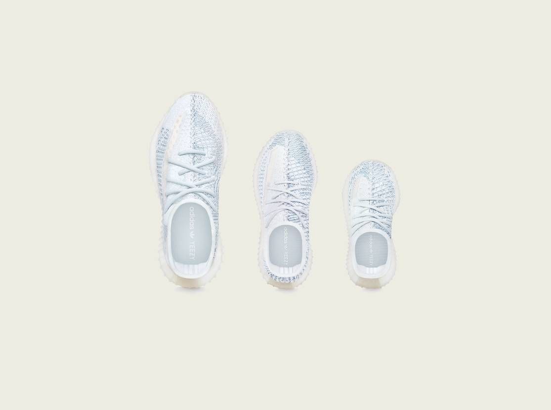 【スニダンで購入可】アディダス イージーブースト 350 V2 クラウド ホワイト 3枚目