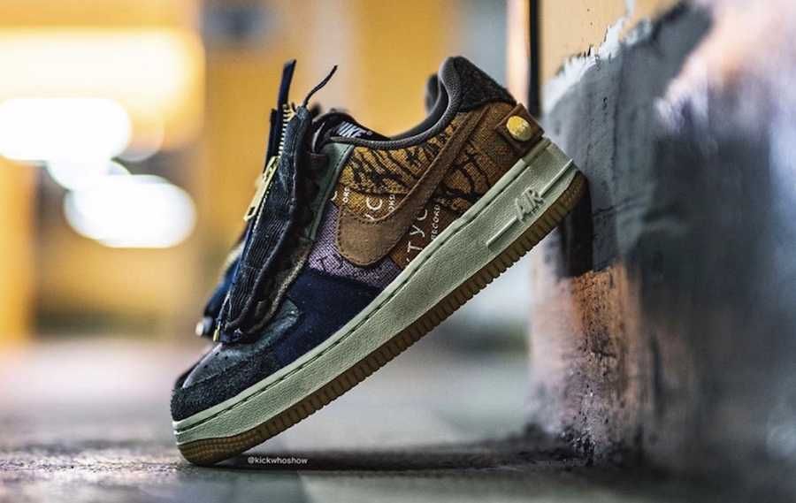 【スニダンで購入可】11/16発売 TRAVIS SCOTT × NIKE AIR FORCE 1 LOW "CACTUS JACK" 抽選/定価/販売店舗まとめ 20枚目