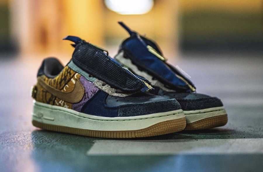 【スニダンで購入可】11/16発売 TRAVIS SCOTT × NIKE AIR FORCE 1 LOW "CACTUS JACK" 抽選/定価/販売店舗まとめ 21枚目