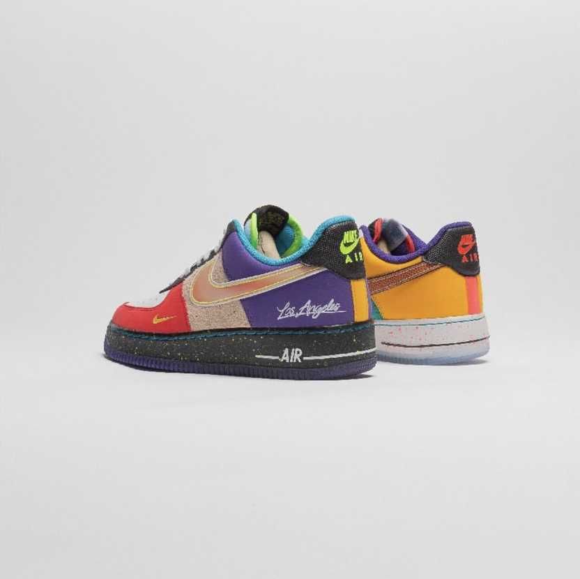 【スニダンで購入可】NIKE AIR FORCE1 WHAT THE LA "WHITE/BLACK HYPER JADE" 3枚目