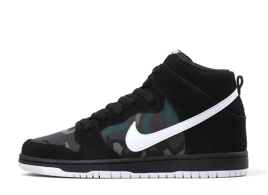 ナイキ SB ダンク ハイ プロ "ブラック/カモフラ"