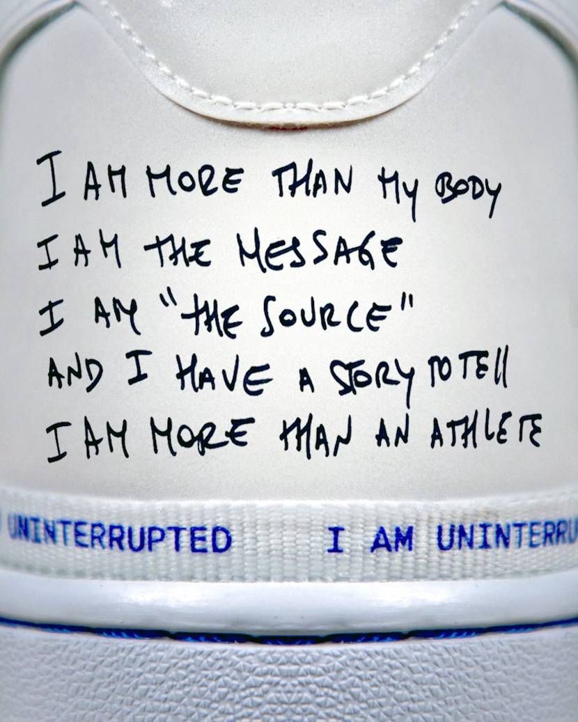 【スニダンで購入可】UNINTERRUPTED×NIKE AIR FORCE 1 WHITE/LAPIS BLUE 5枚目