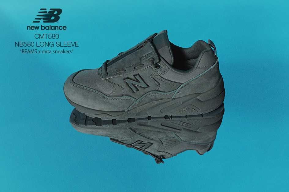ビームス×ミタスニーカーズ×ニューバランス CMT580 グレー 6枚目