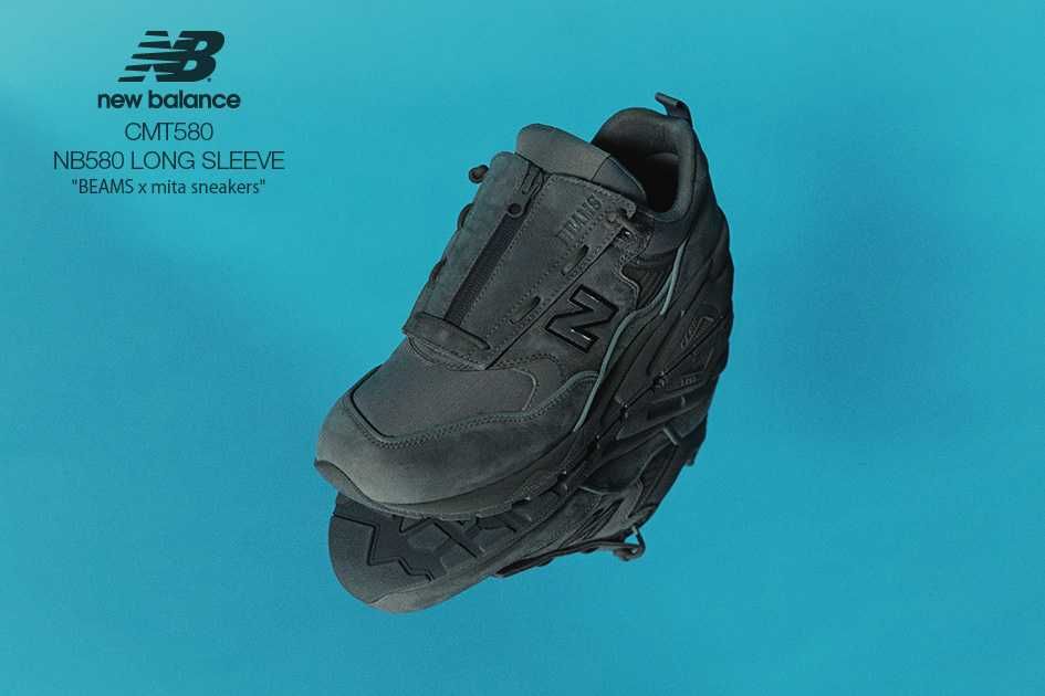 ビームス×ミタスニーカーズ×ニューバランス CMT580 グレー 5枚目