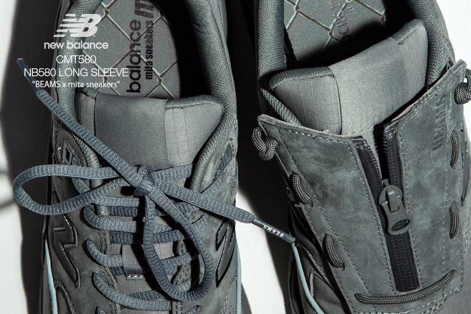 ビームス×ミタスニーカーズ×ニューバランス CMT580 グレー 3枚目