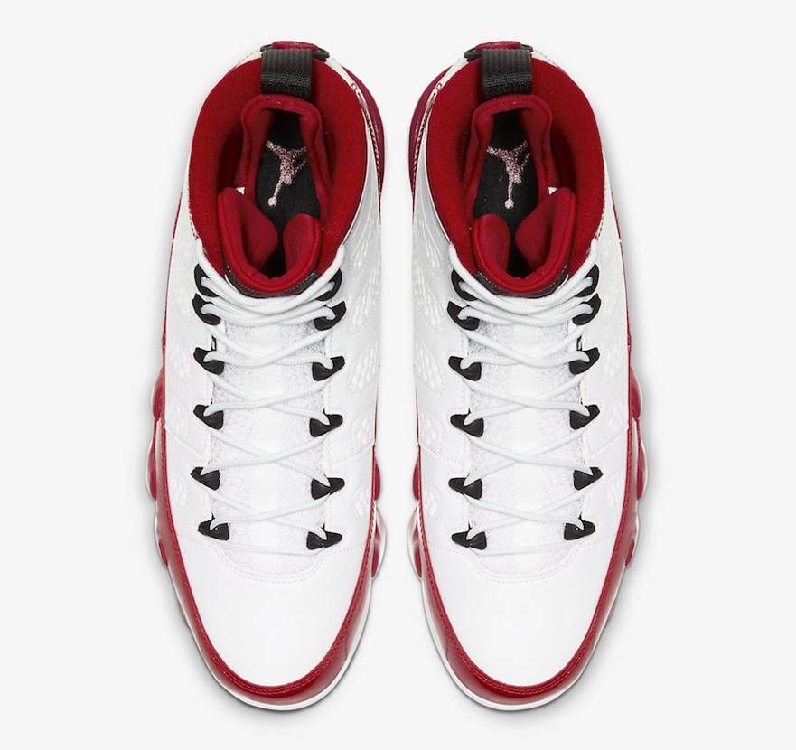 ナイキ エアジョーダン9 ホワイト/レッド 10枚目