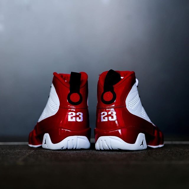 ナイキ エアジョーダン9 ホワイト/レッド 5枚目