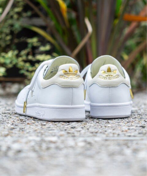 エディフィス×アディダス  スタンスミス リコン ホワイト/ゴールド 3枚目