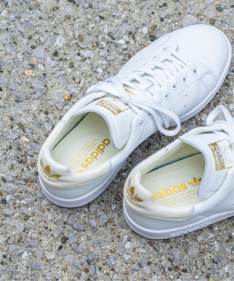 エディフィス×アディダス  スタンスミス リコン ホワイト/ゴールド 2枚目