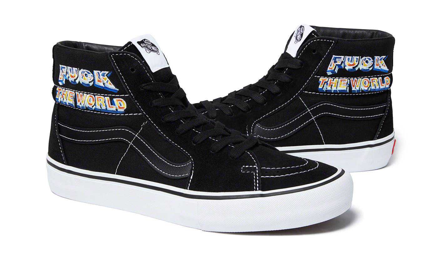 【販売リンクあり】10/12発売 SUPREME × VANS FUCK THE WORLD 3COLORS 5枚目