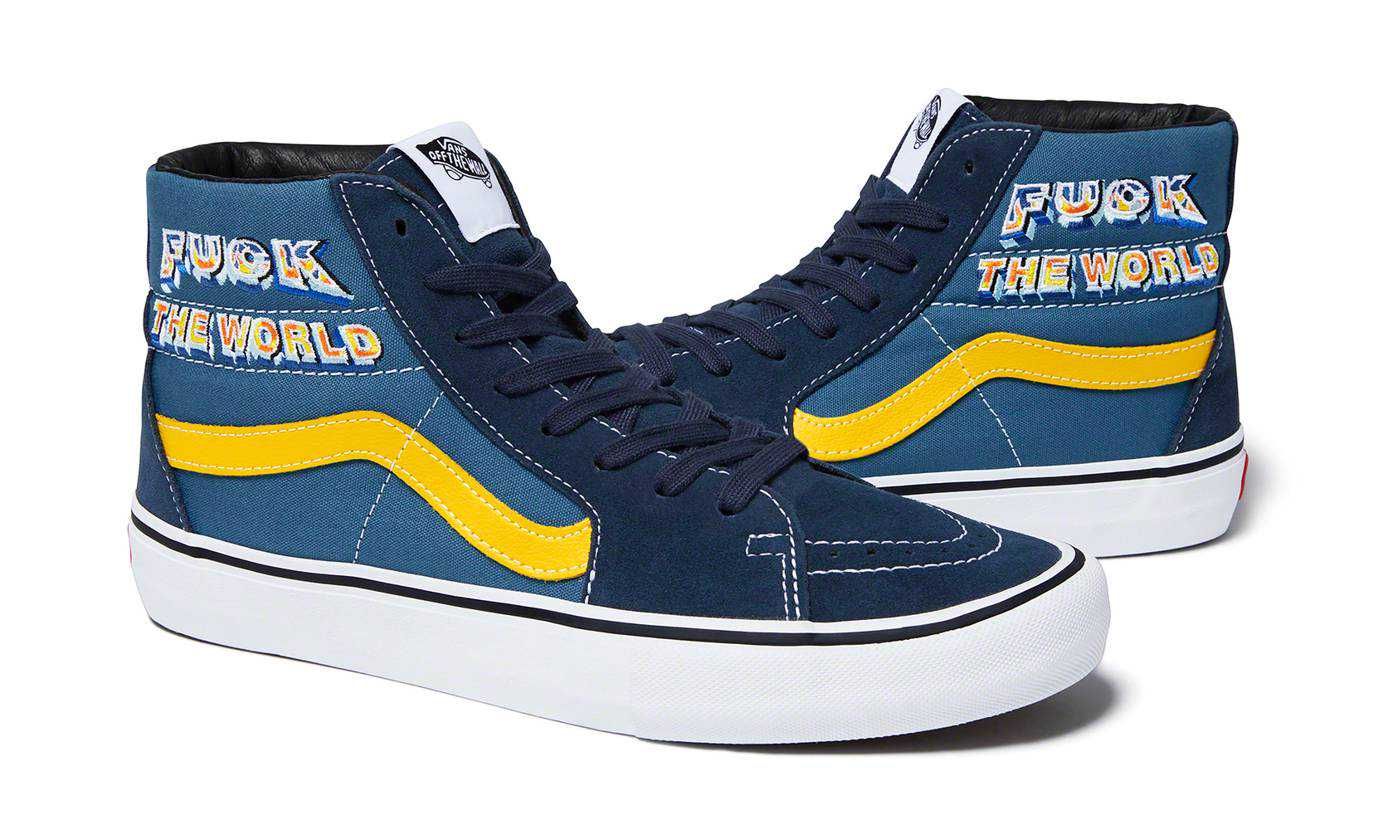 【販売リンクあり】10/12発売 SUPREME × VANS FUCK THE WORLD 3COLORS 3枚目