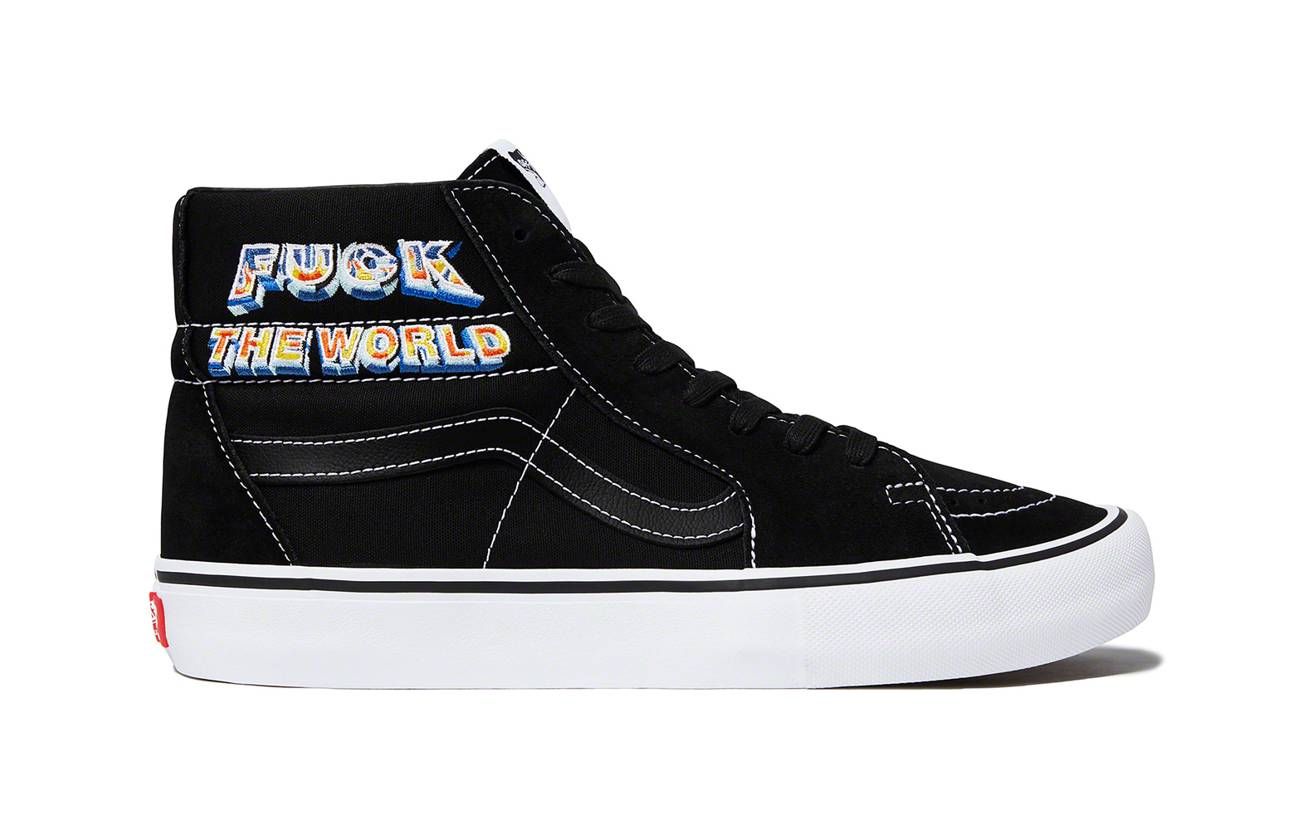 【販売リンクあり】10/12発売 SUPREME × VANS FUCK THE WORLD 3COLORS 6枚目