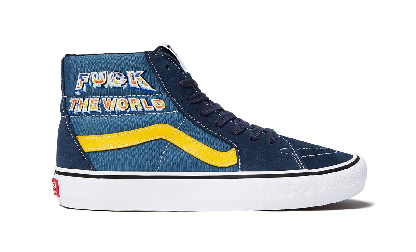 【販売リンクあり】10/12発売 SUPREME × VANS FUCK THE WORLD 3COLORS 4枚目