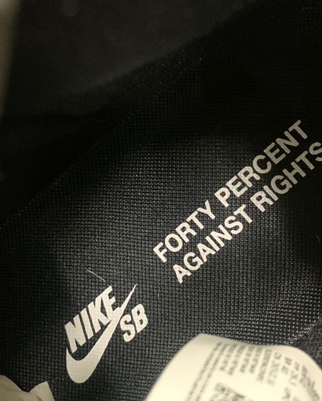 【販売リンクあり】10/25・10/29発売 FORTY PERCENTS AGAINST RIGHTS®×NIKE SB DUNK HIGH BLACK/NAVY 抽選/定価/販売店舗まとめ 10枚目