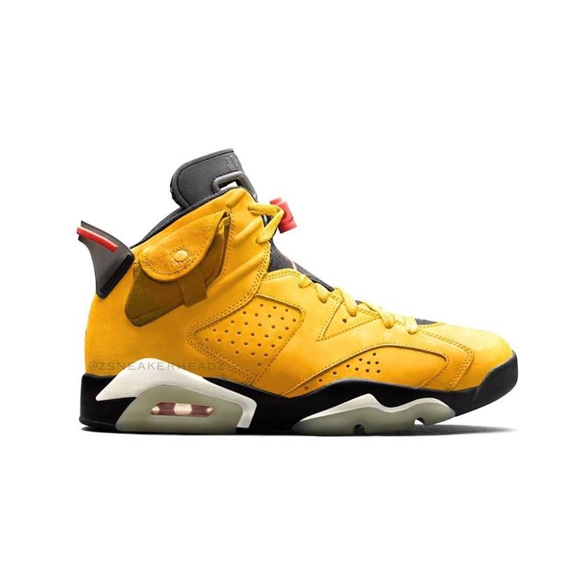 【3月発売噂】TRAVIS SCOTT × NIKE AIR JORDAN 6 YELLOW CACTUS JACK 抽選/定価/販売店舗まとめ 6枚目