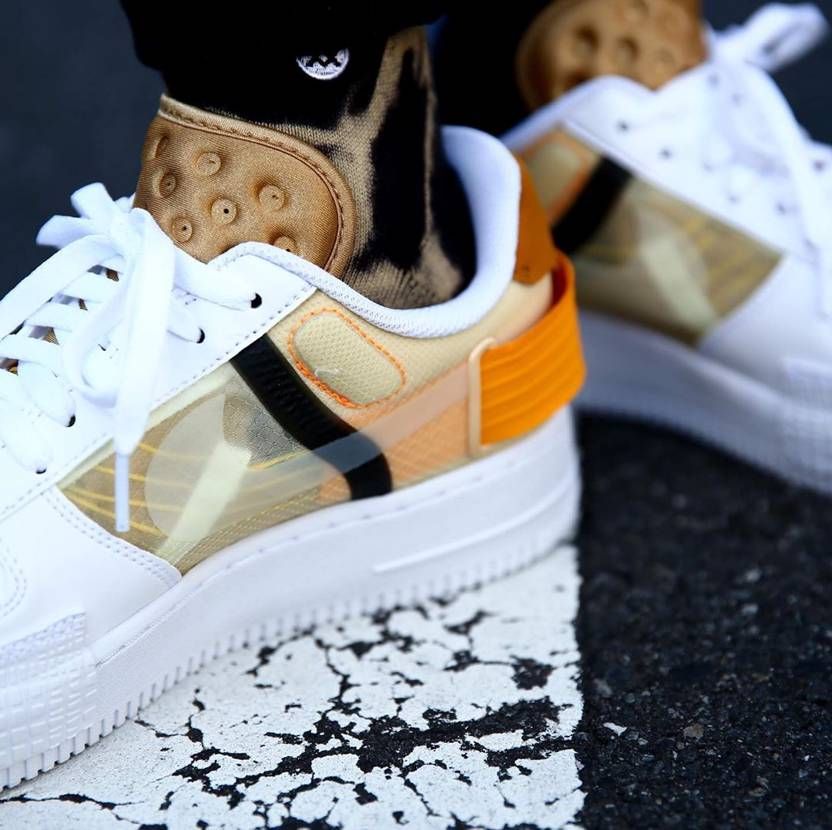 【スニダンで購入可】NIKE AIR FORCE 1 TYPE WHITE/GOLD/YELLOW 2枚目