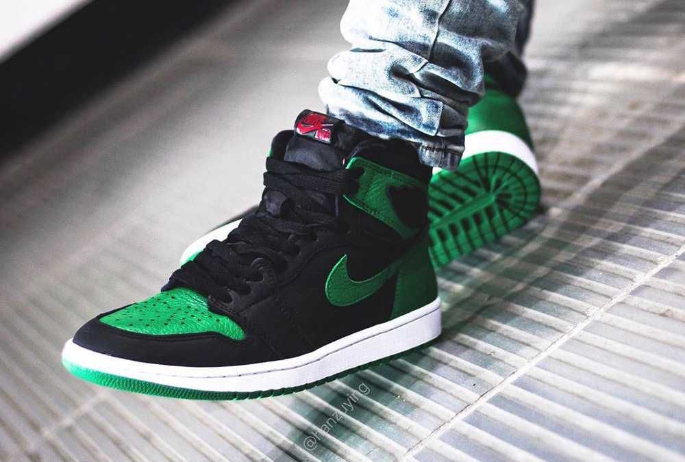 【販売リンクあり】2/29発売 NIKE AIR JORDAN 1 RETRO HIGH OG "BLACK/PINE GREEN" 抽選/定価/販売店舗まとめ 9枚目