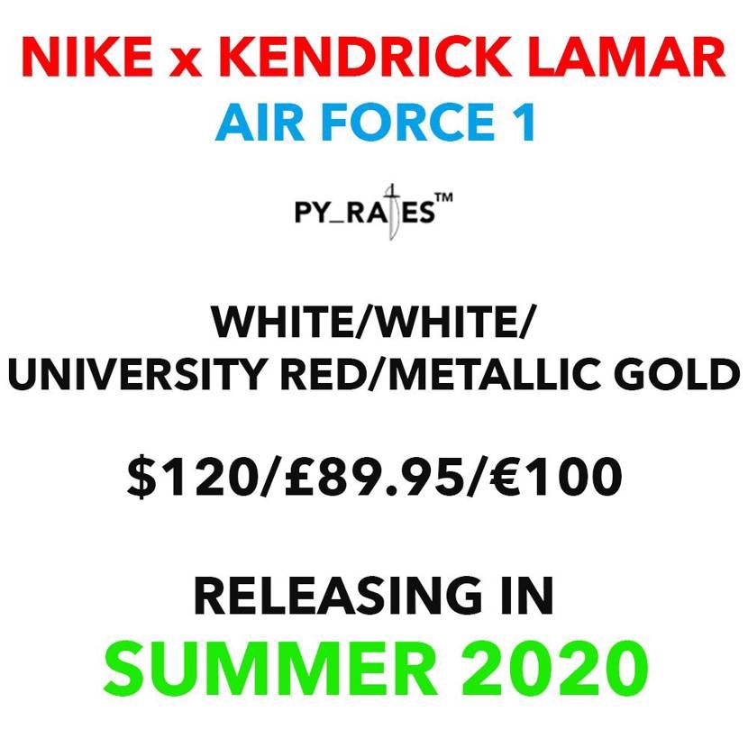 【リーク】KENDRICK LAMAR × NIKE AIR FORCE 1 2枚目