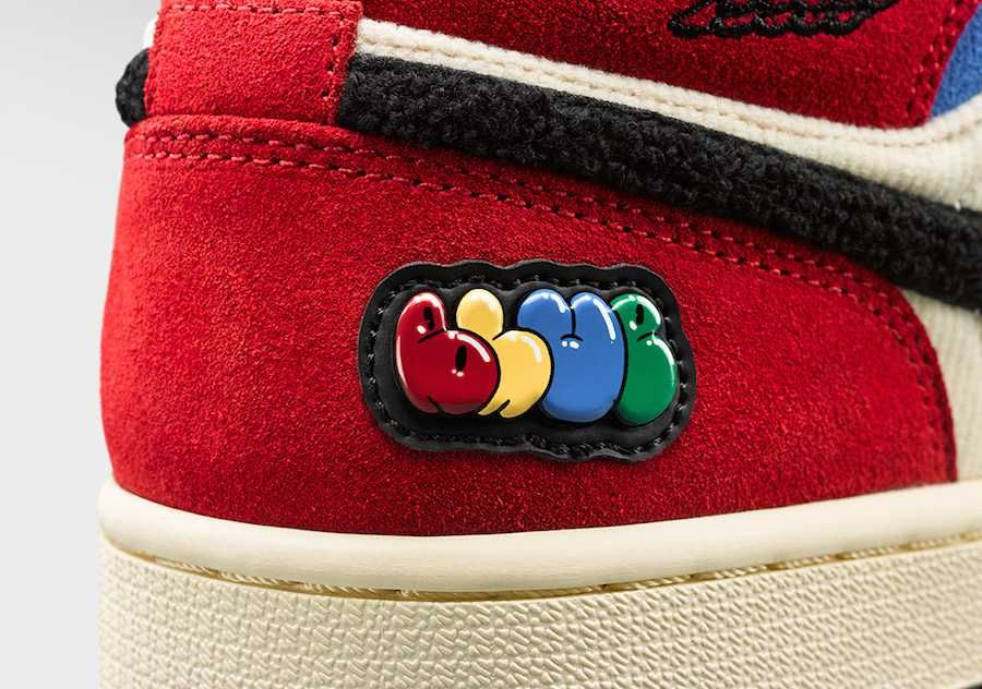 ブルーザグレート×ナイキ エアジョーダン1 ミッド フィアレス マルチ 4枚目