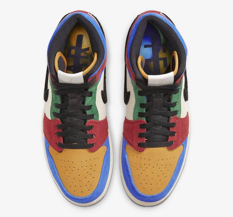ブルーザグレート×ナイキ エアジョーダン1 ミッド フィアレス マルチ 8枚目
