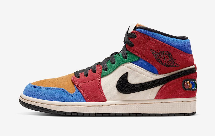 ブルーザグレート×ナイキ エアジョーダン1 ミッド フィアレス マルチ 6枚目