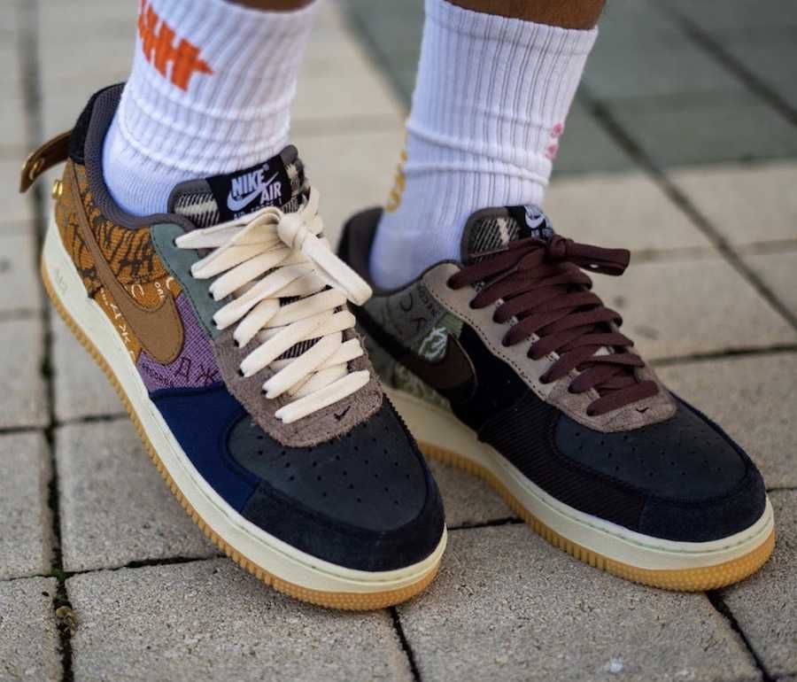 【スニダンで購入可】11/16発売 TRAVIS SCOTT × NIKE AIR FORCE 1 LOW "CACTUS JACK" 抽選/定価/販売店舗まとめ 13枚目