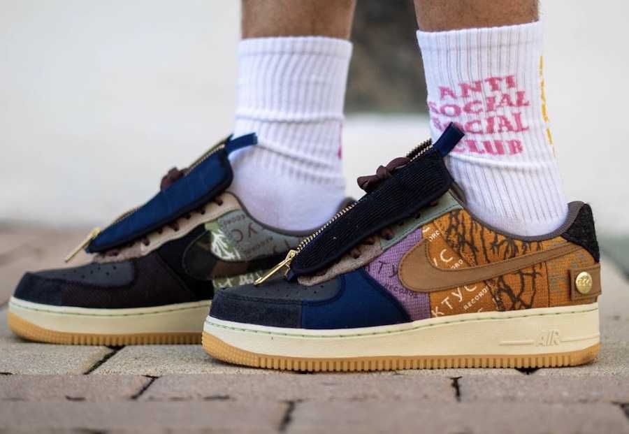 【スニダンで購入可】11/16発売 TRAVIS SCOTT × NIKE AIR FORCE 1 LOW "CACTUS JACK" 抽選/定価/販売店舗まとめ 12枚目