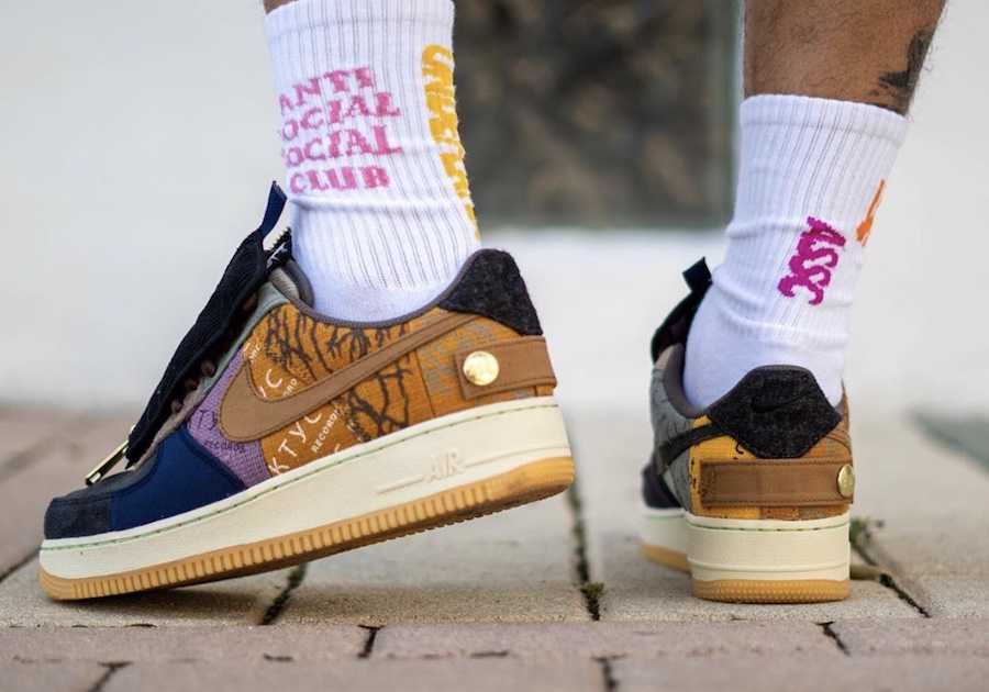【スニダンで購入可】11/16発売 TRAVIS SCOTT × NIKE AIR FORCE 1 LOW "CACTUS JACK" 抽選/定価/販売店舗まとめ 14枚目