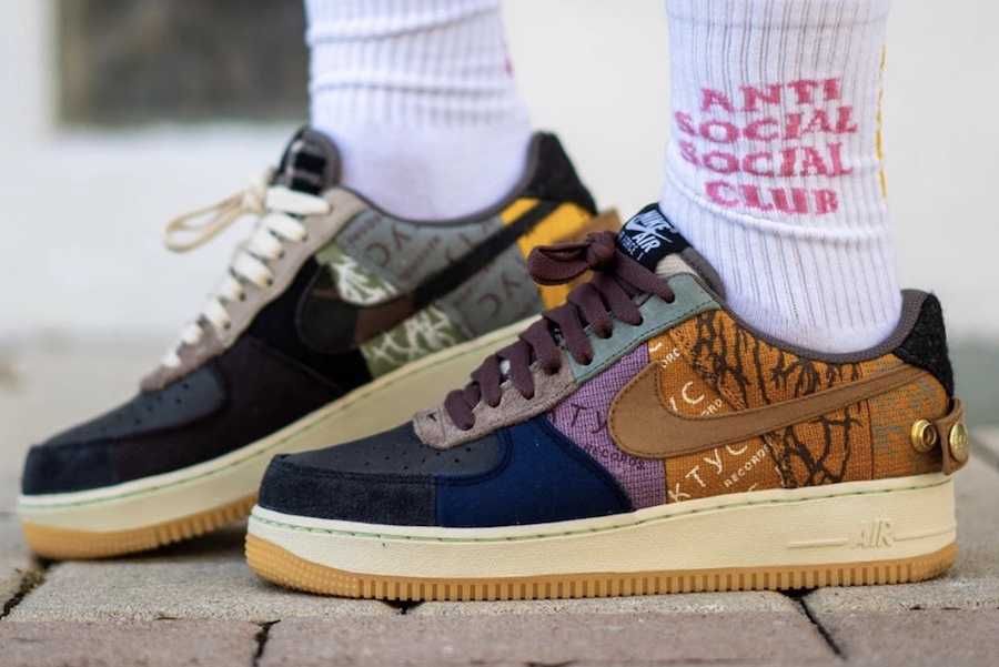 【スニダンで購入可】11/16発売 TRAVIS SCOTT × NIKE AIR FORCE 1 LOW "CACTUS JACK" 抽選/定価/販売店舗まとめ 11枚目