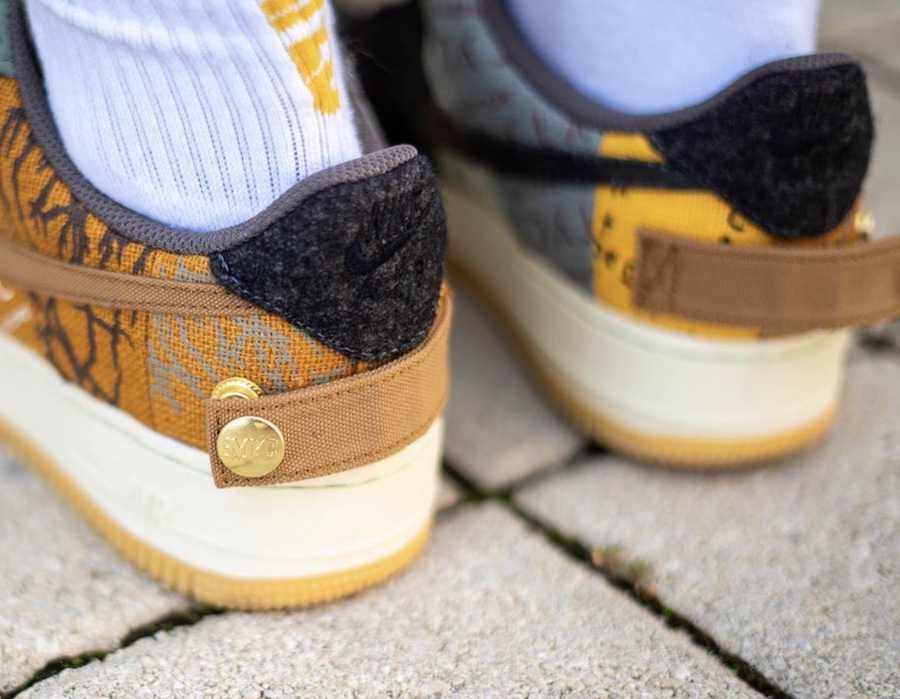 【スニダンで購入可】11/16発売 TRAVIS SCOTT × NIKE AIR FORCE 1 LOW "CACTUS JACK" 抽選/定価/販売店舗まとめ 15枚目