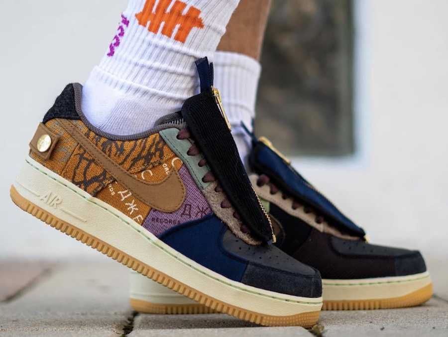 【スニダンで購入可】11/16発売 TRAVIS SCOTT × NIKE AIR FORCE 1 LOW "CACTUS JACK" 抽選/定価/販売店舗まとめ 10枚目