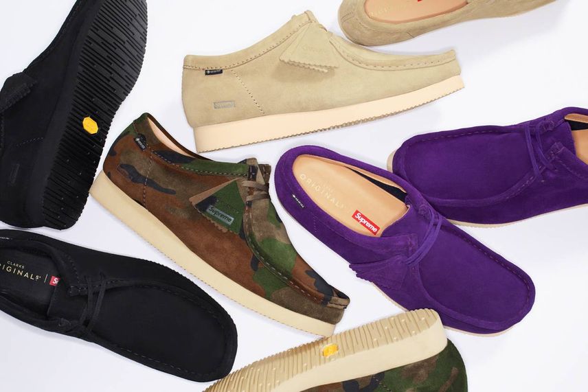 クラークス ワラビー ゴアテックス ennoy wtaps supreme Supreme × Clarks Wallabee GTX