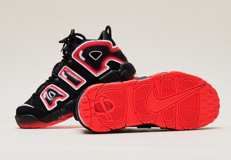 ナイキ エアモアアップテンポ レーザークリムゾン 5枚目