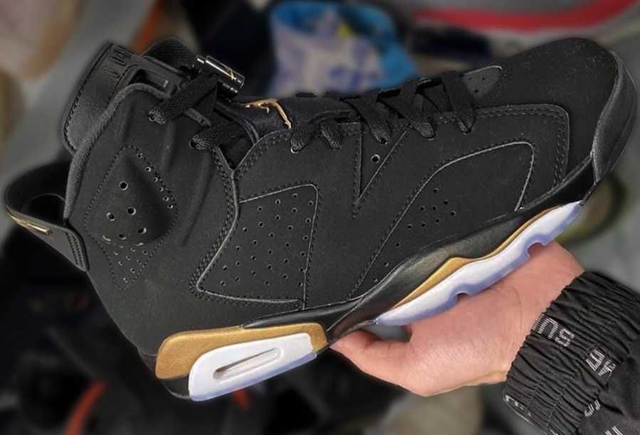 【販売リンクあり】4/22発売 NIKE AIR JORDAN 6 "DMP" BLACK/METALLIC GOLD 抽選/定価/販売店舗まとめ 17枚目