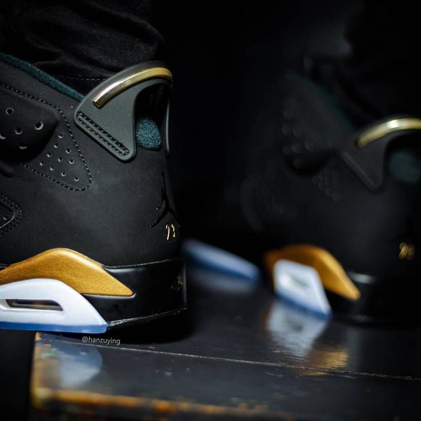 【販売リンクあり】4/22発売 NIKE AIR JORDAN 6 "DMP" BLACK/METALLIC GOLD 抽選/定価/販売店舗まとめ 12枚目